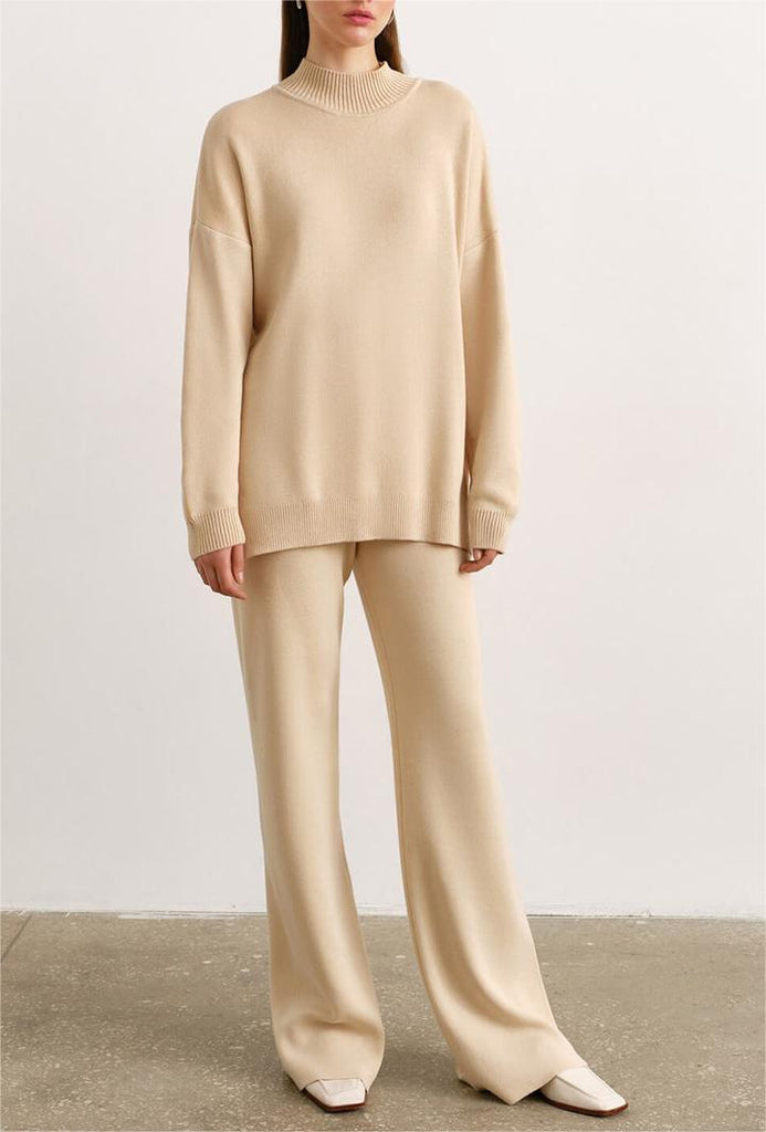 Angeline Knitted Turtleneck Set – Tres Amis Boutique